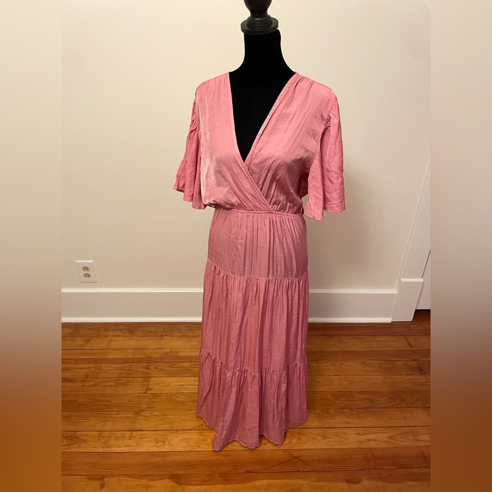 Angel Maternity Pink Maxi Dress